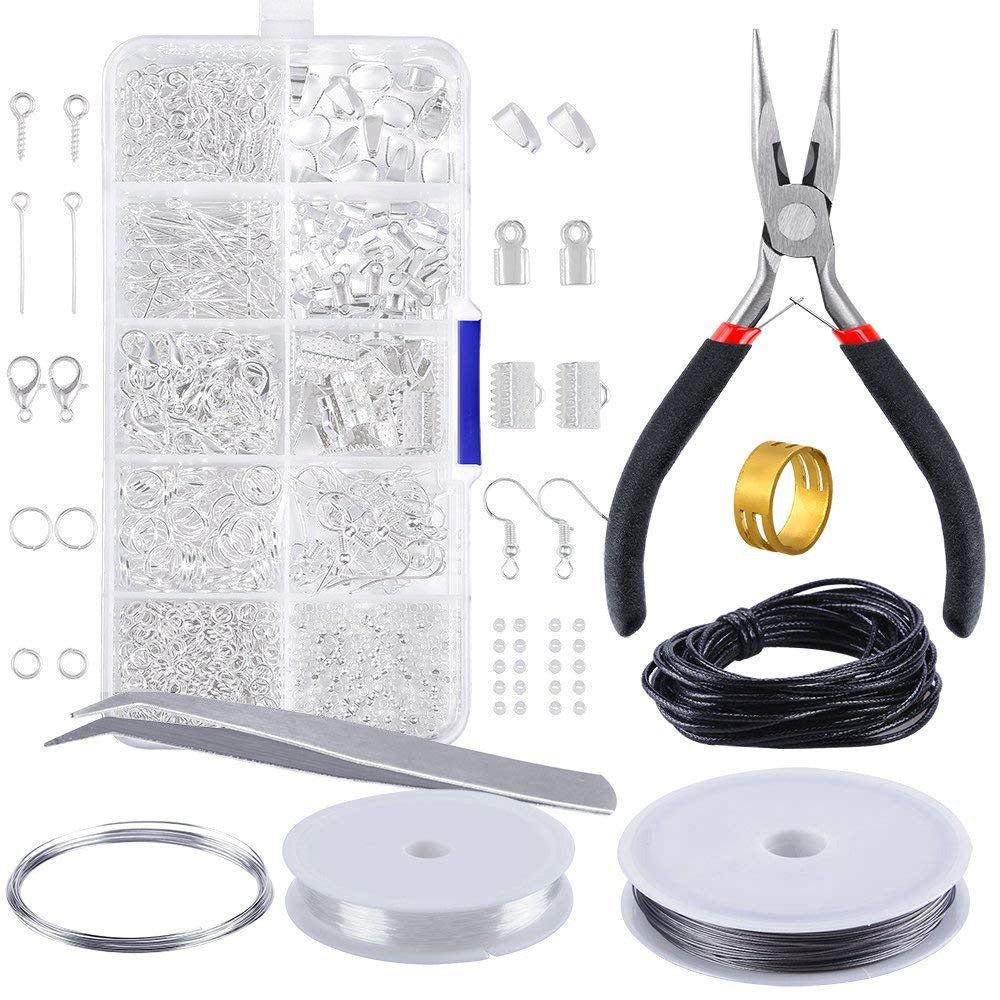10 Grid DIY Jewelry Accessories Material Pack