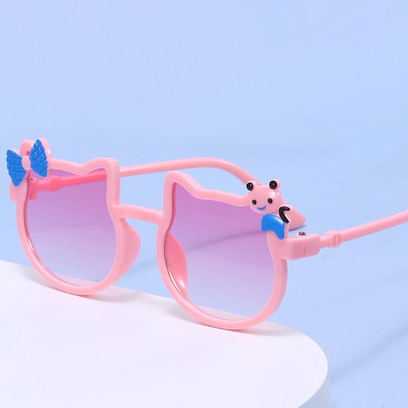 Children's - Bowknot Cute H Kitty UV400 Sun Glasses