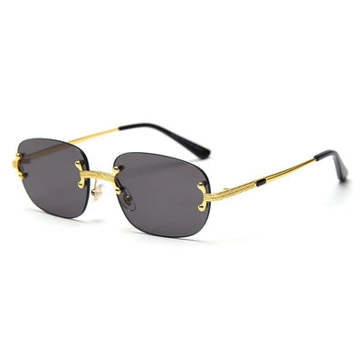 Sunglasses - Rimless Retro Square Unisex Sun Glasses