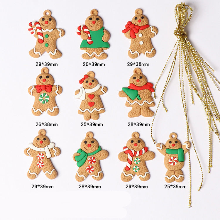 Gingerbread Man Christmas Tree Decoration Xmas Ornaments