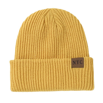 Warm Windproof NYC Knitted Autumn And Winter Hat Cap