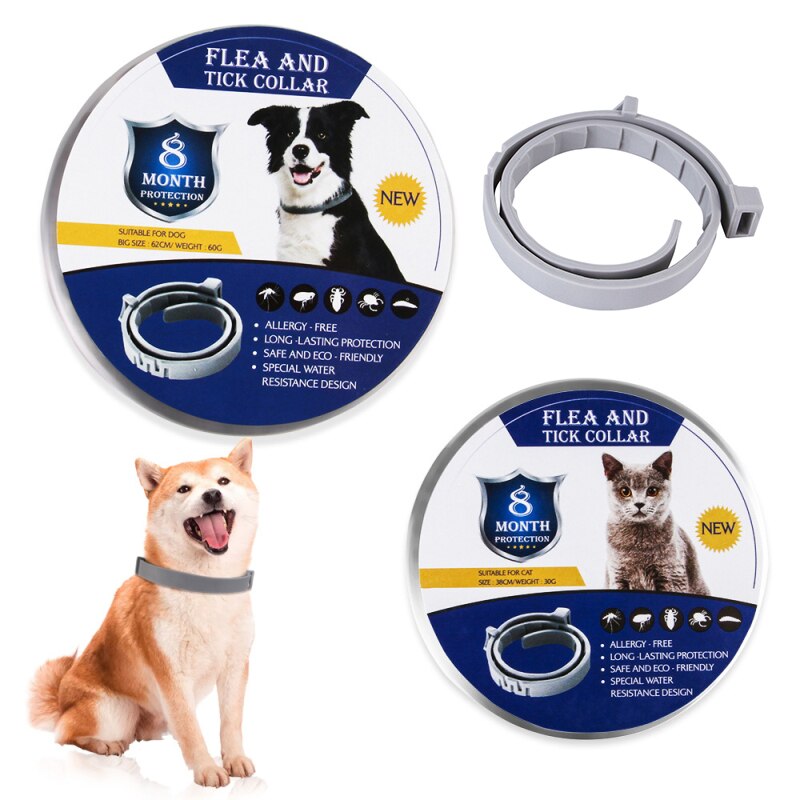 1Pc Pet Collar Repellent Ticks Fleas and Mosquitos