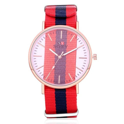 Watch - Unisex SOXY Lovers Nylon Strap Quartz Watch
