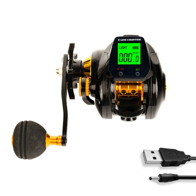 7.2:1 Digital Fishing Digital Reel With Accurate Line Counter With Alarm