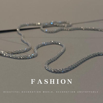 Bracelet - Women's Silver Glittering Full Diamond Design Bracelet