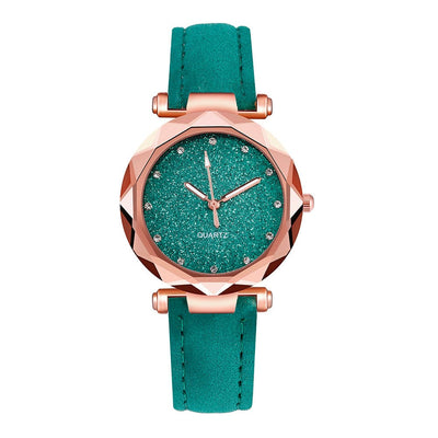 Watch - Woman's Rose Gold Rhinestone Quartz Watch