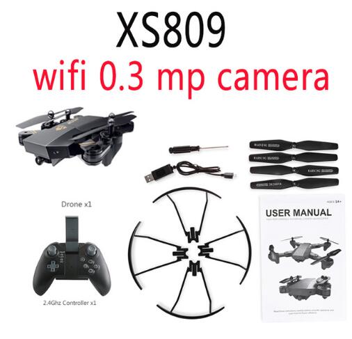 XS809W Foldable RC Quadcopter