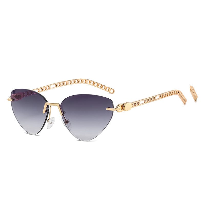 Sunglasses - Cat-Eye Rimmed UV400 Unisex Sun Glasses