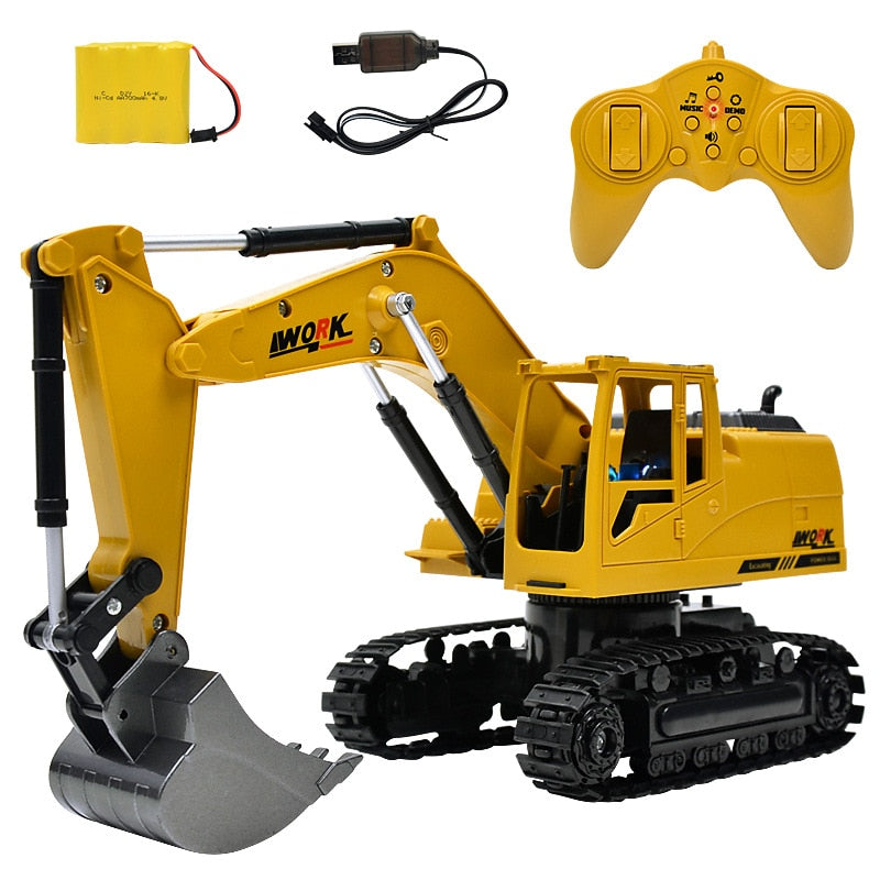 8CH RC Excavator With Sound And Lights