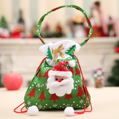 Christmas Bag With Handles And Drawstrings Xmas Gift Bags