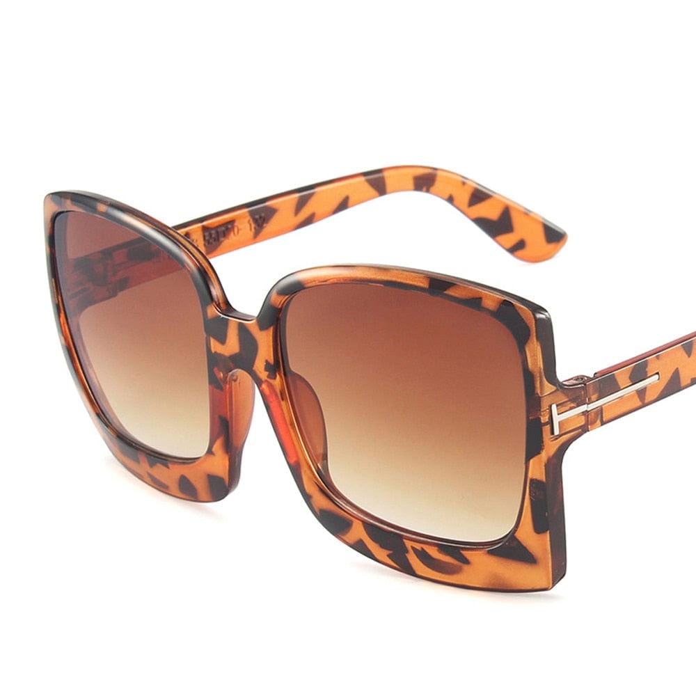 Sunglasses - Vintage Oversize Square UV400 Sun Glasses