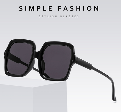 Sunglasses - Oversized Big Framed Retro Gradient Unisex Sun Glasses