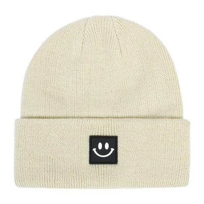 Kids - Smiley Face Knitted Woolen Hat