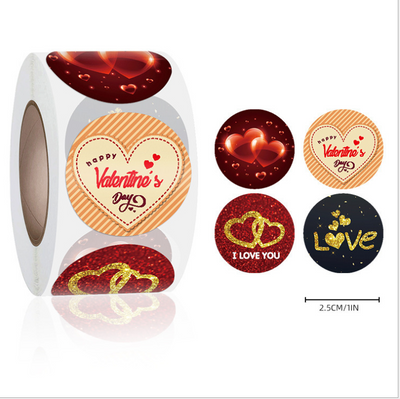 500Pcs Valentines Gift Stickers