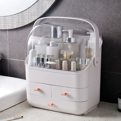 Dust-proof Large-Capacity Cosmetics Makeup Storage Box