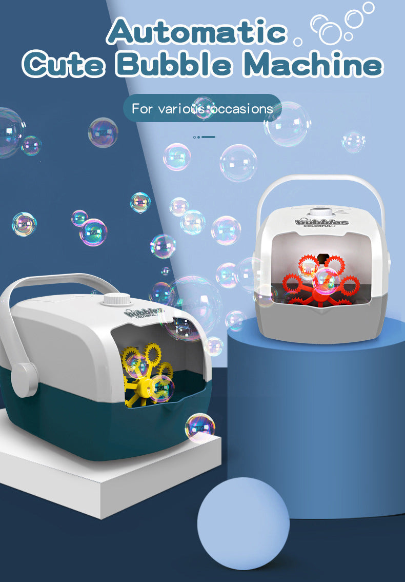 Automatic Desktop Bubble Machine