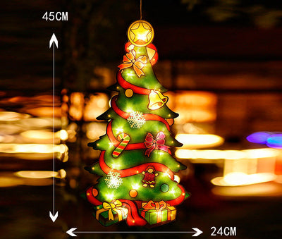 Christmas Window Hanging LED Lights Xmas Lights