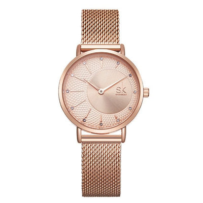 Watch - Women's SHENGKE SK Luxury Rose Gold Bracelet Watch