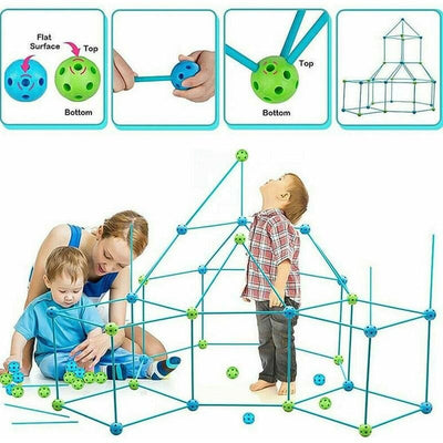 Kids 3D Fort Tent Building Kit