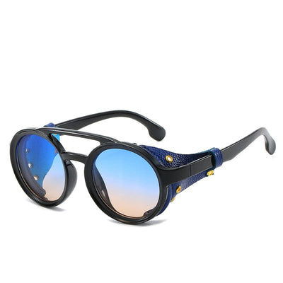 Gafas de sol - Gafas de sol unisex UV400 redondas Steampunk vintage 