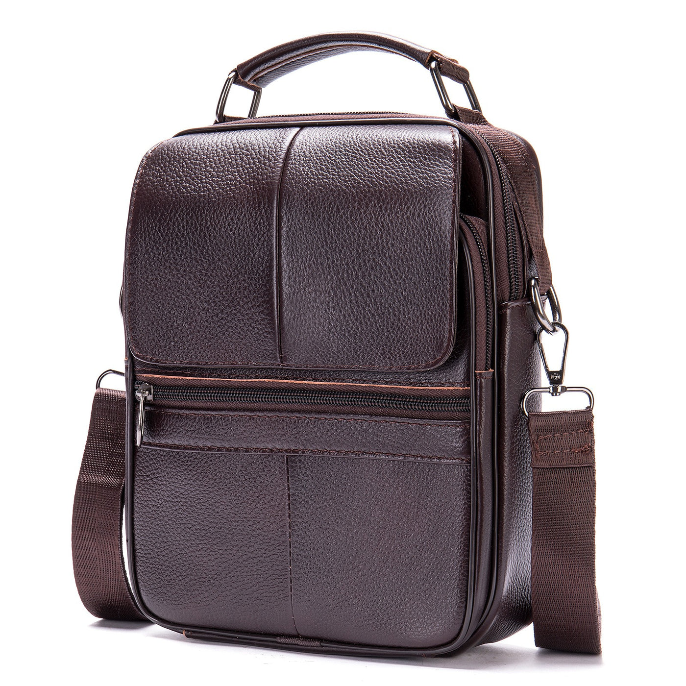 Bag - Men's Genuine Cowhide Leather Briefcase Bag