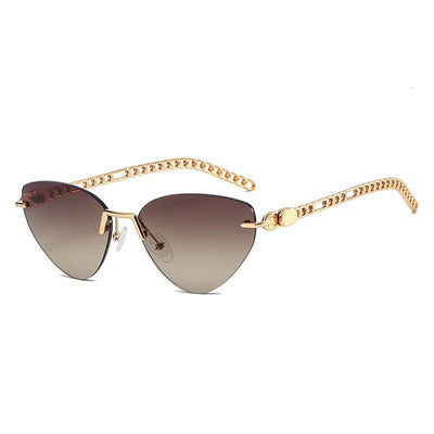 Sunglasses - Cat-Eye Rimmed UV400 Unisex Sun Glasses