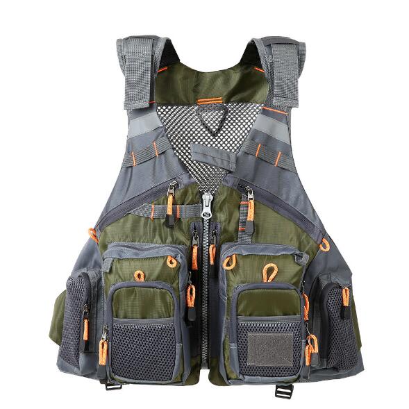 Breathable Fishing Life Vest Utility Jacket