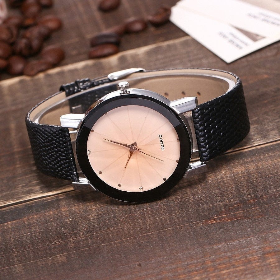 Watch - Women's Luxury Quartz Clock Leather Strap Watch