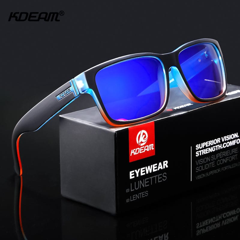 Sunglasses - Polarized KDEAM Shocking Colors Photochromic Sun Glasses