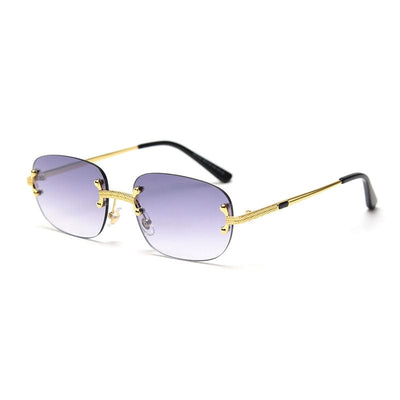 Sunglasses - Rimless Retro Square Unisex Sun Glasses