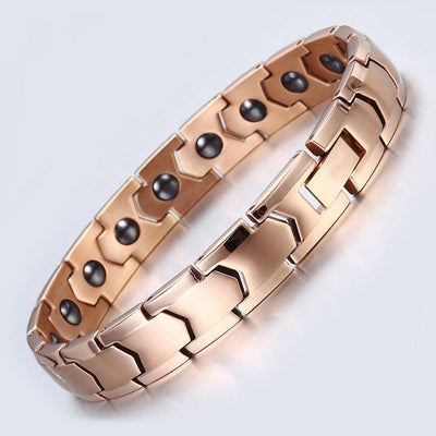 Bracelet - Men's Stainless Steel Titanium Full Magnetic Energy Bracelet