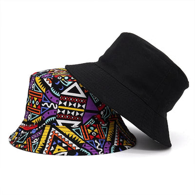 Women's Double-Sided Retro Ethnic Style Fisherman Sun Hat