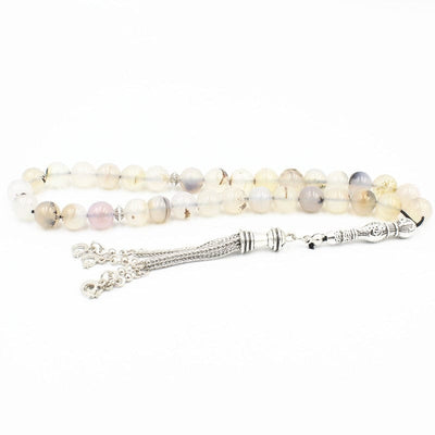 Bracelet - Unisex Ethnic Style Agate Alloy Rosary Beads Bracelet