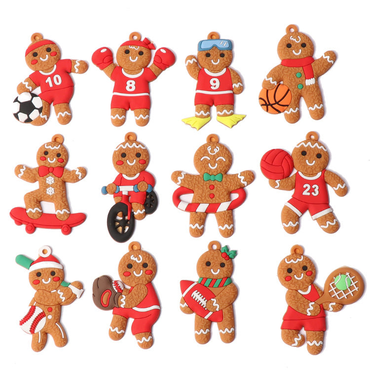 Gingerbread Man Christmas Tree Decoration Xmas Ornaments