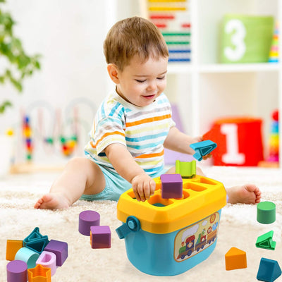 Early Education Building Blocks Puzzle Box