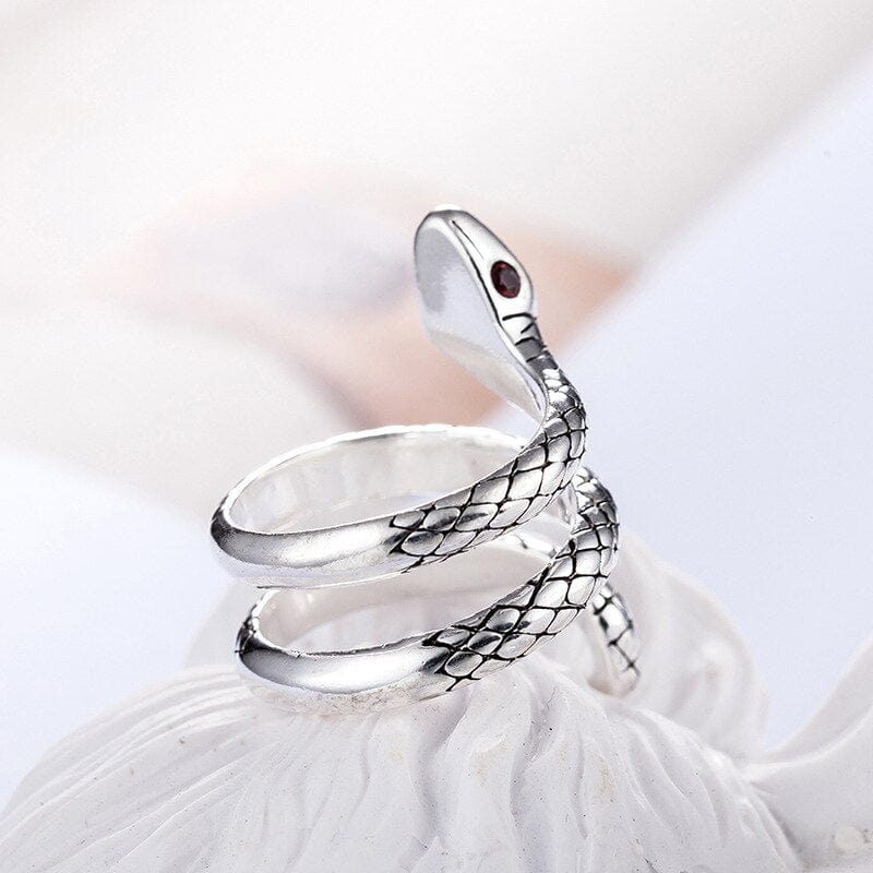 Ring - Women's Vintage 925 Sterling Silver Foxanry Snake Ring