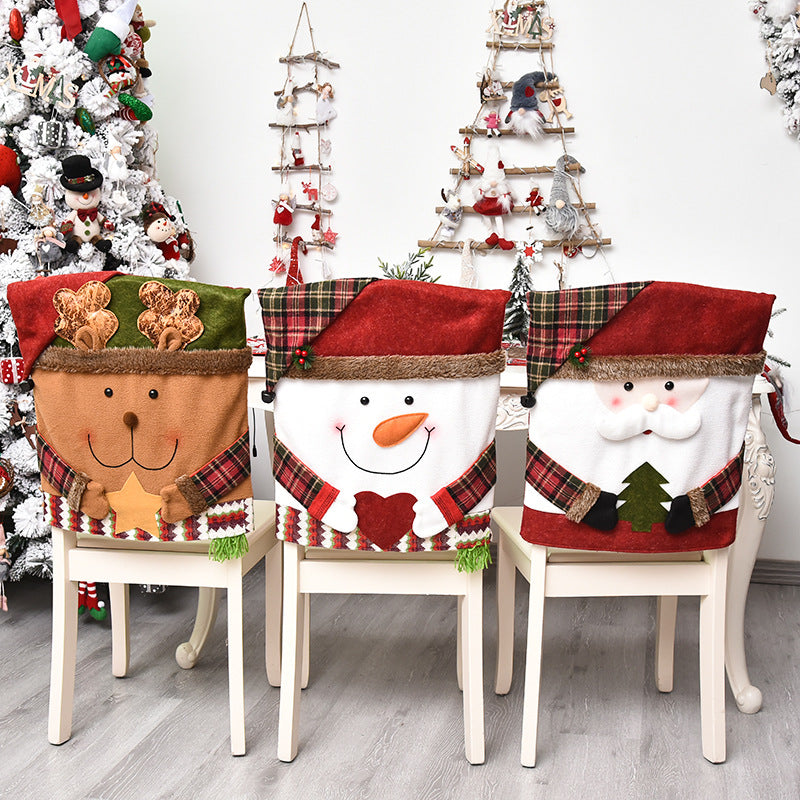 Christmas Dining Chair Cover Xmas Decor