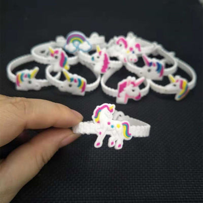 Kids - 10pcs Unicorn Party Decoration Rubber Unicorn Party Favors Bracelet