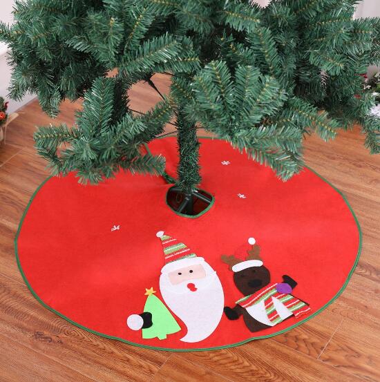 Red Christmas Tree Base Xmas Mat