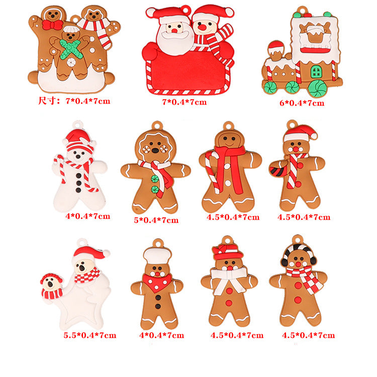 Gingerbread Man Christmas Tree Decoration Xmas Ornaments