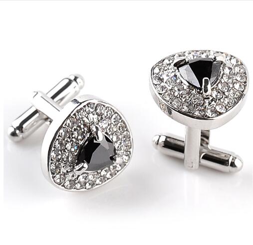 Cufflinks - Zircon Crystal Luxury Cuff Links