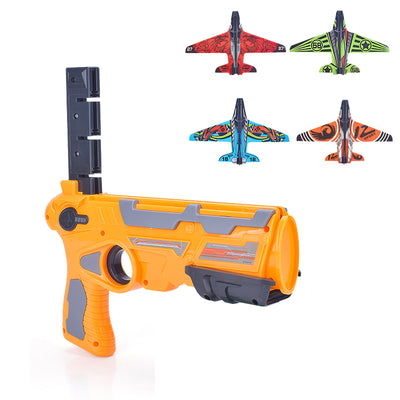 Kids Catapult Foam Plane Model Launchers Toy