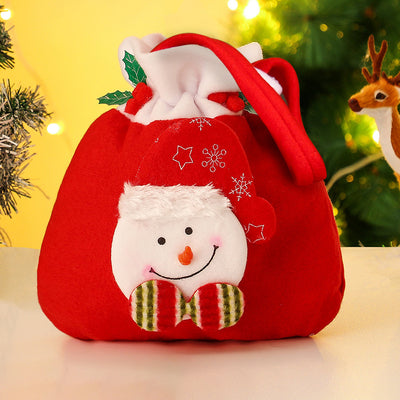 Christmas Gift Bags Flannel Candy Decorative Bags