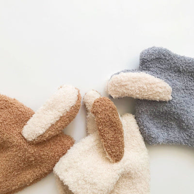 Babies - Cute Warm Plush Rabbit Ears Hat