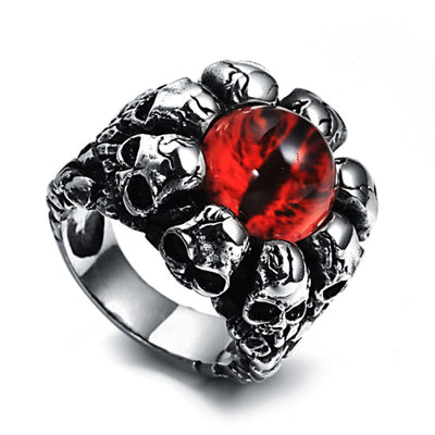 Ring - Men's Stainless Steel Gothic Skull Punk Ring