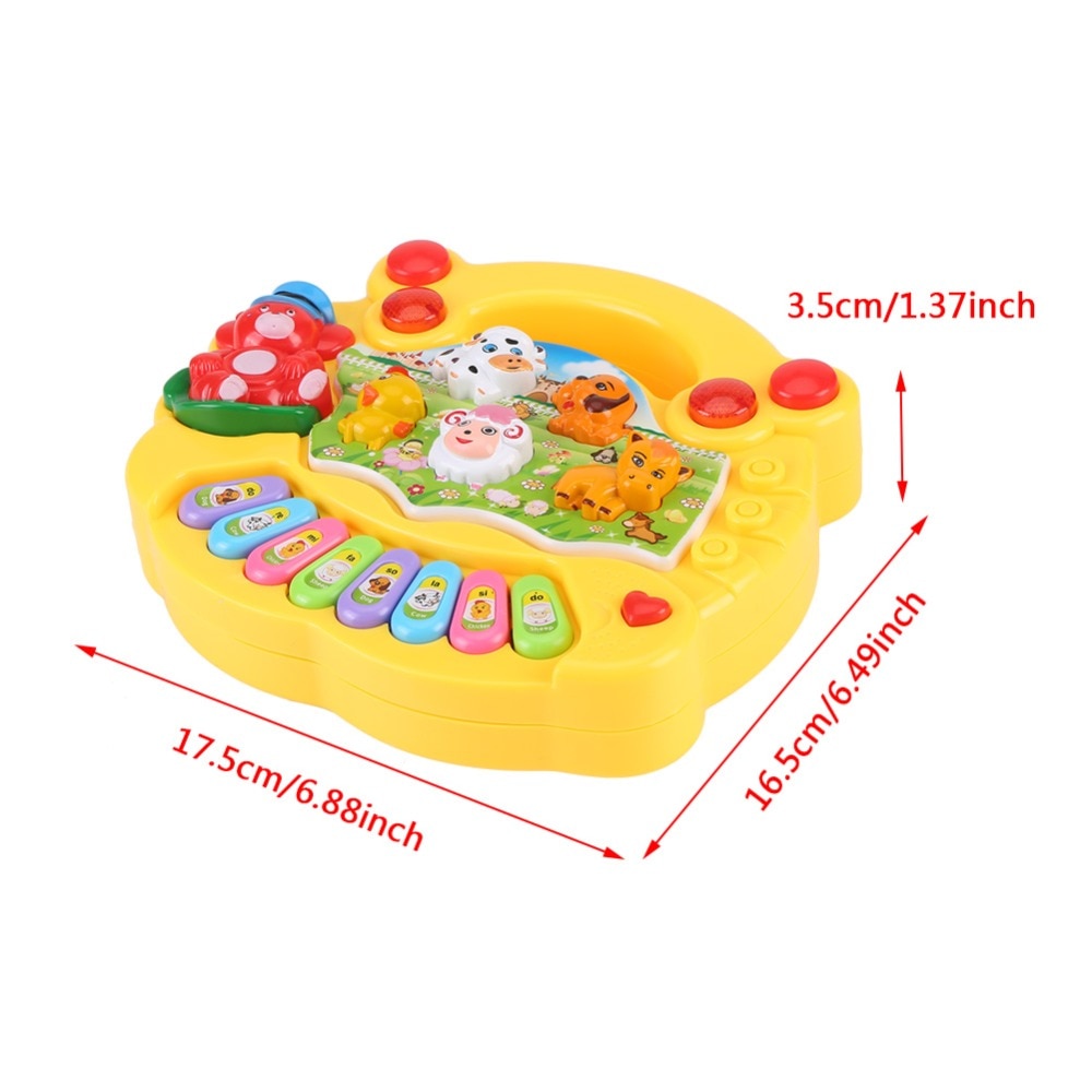 Toddler's Animal Farm Sounds Piano Toy