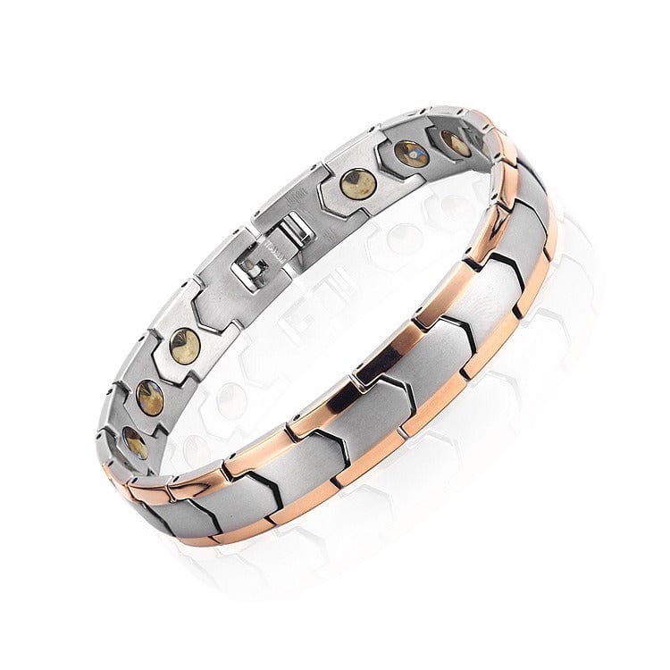 Bracelet - Men's Stainless Steel Titanium Full Magnetic Energy Bracelet