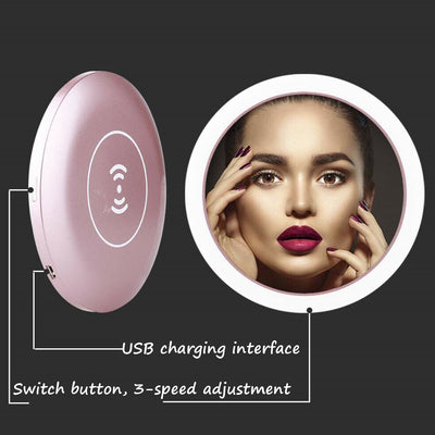 Portable LED Lighted Mini Makeup Mirror