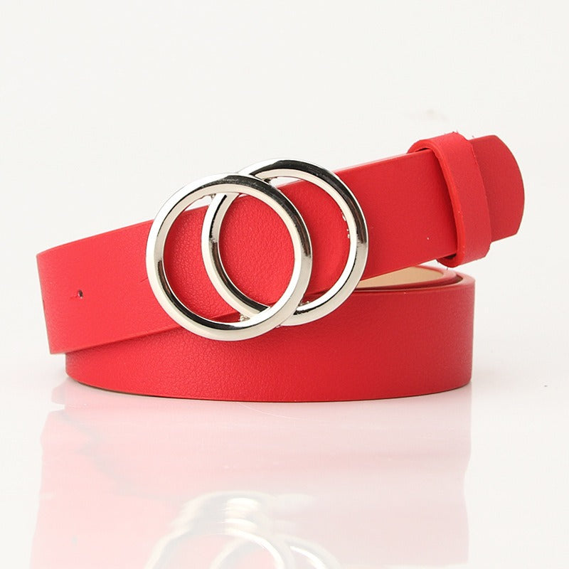 Belt - Women's Double Loop Buckle Belt