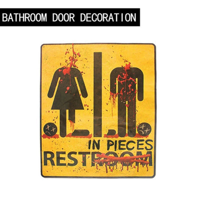 Bathroom Horror Wall Sticker Decorations